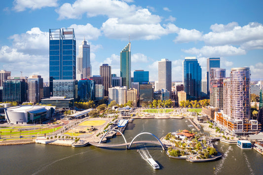 Sunny Perth skyline