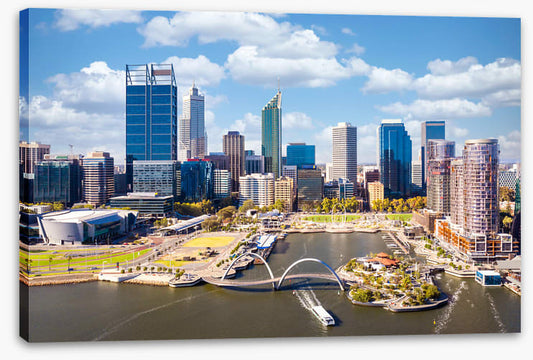 Sunny Perth skyline