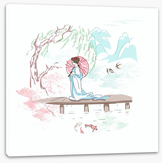 Parasol of pastels