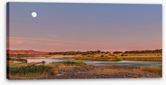 Orange River moon