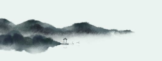 Lonely pagoda panorama