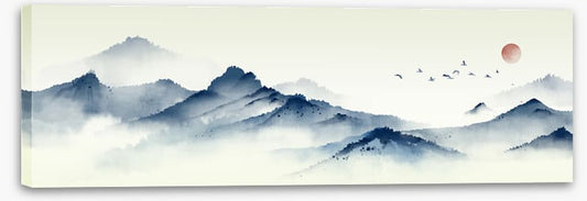 Mountain mist panorama