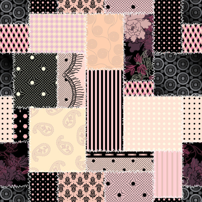 Vintage boudoir patchwork