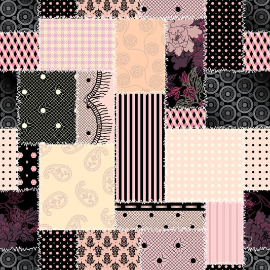 Vintage boudoir patchwork