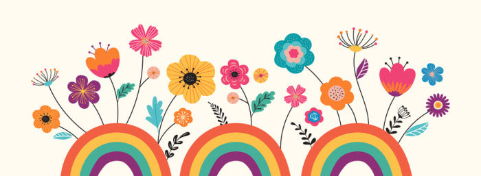 The rainbow garden