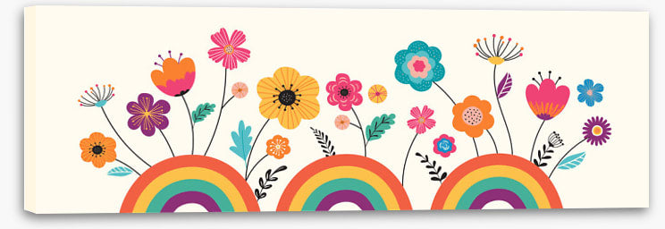 The rainbow garden