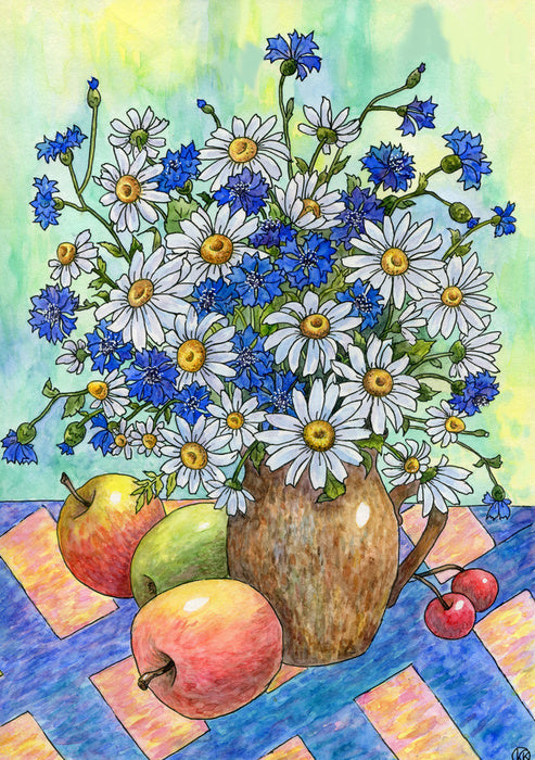 Among the apples