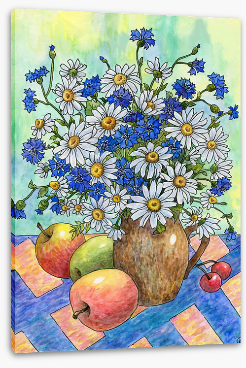 Among the apples