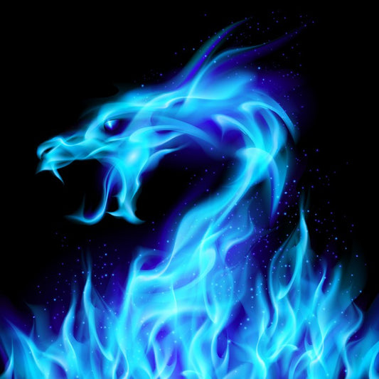 Blue spirit dragon