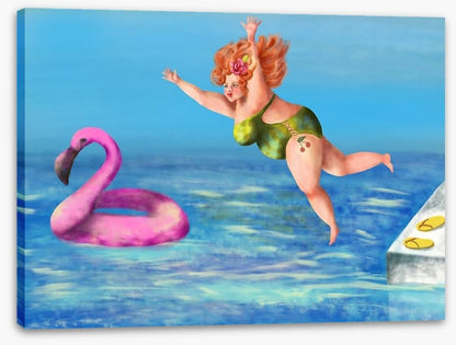 Chasing flamingos