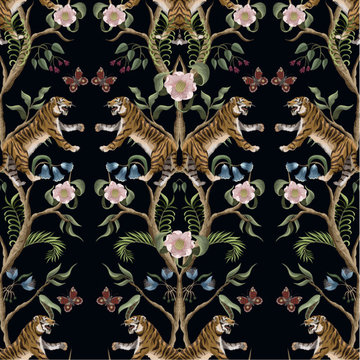 Chinoiserie tigers