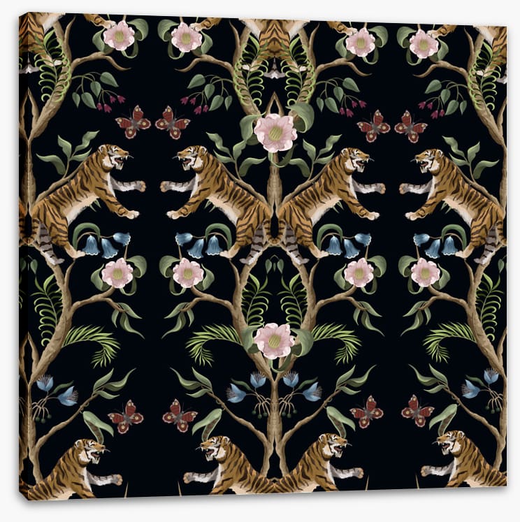 Chinoiserie tigers