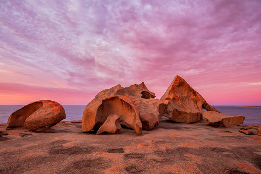 Remarkable Rocks sunrise