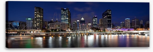Brisbane city from Southbank