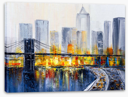 Manhattan evening glow