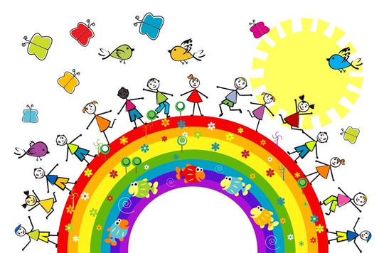Playing on the rainbow