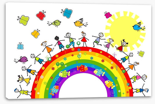 Playing on the rainbow