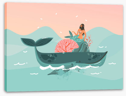 Passing whale