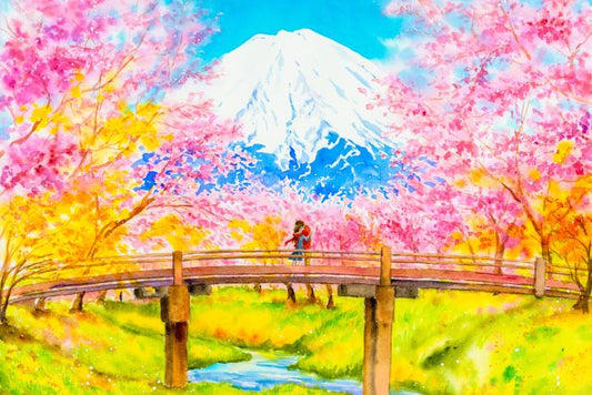 Cherry blossom love