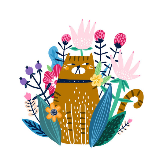 The garden cat