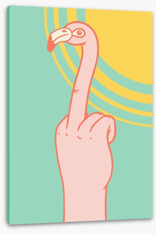 Finger flamingo
