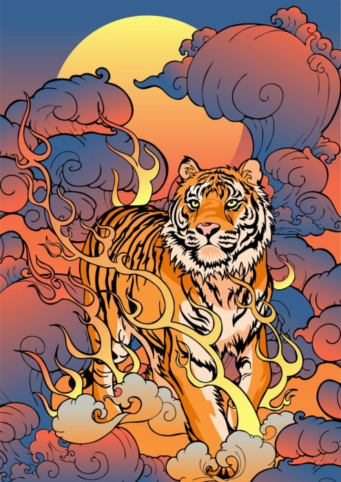 Fire tiger