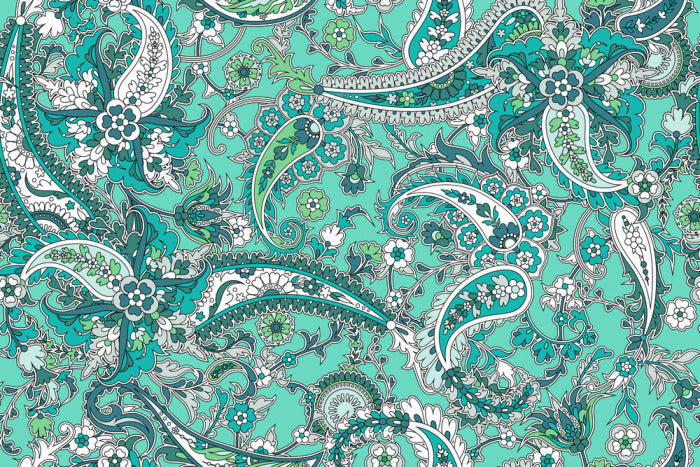 Pool of paisley