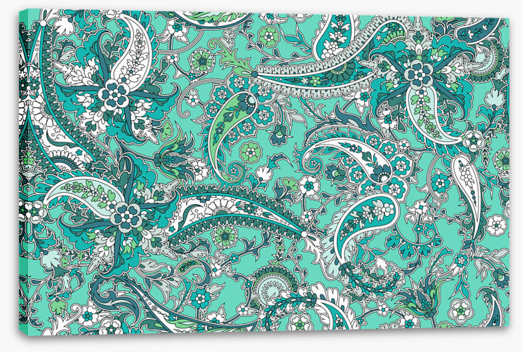 Pool of paisley