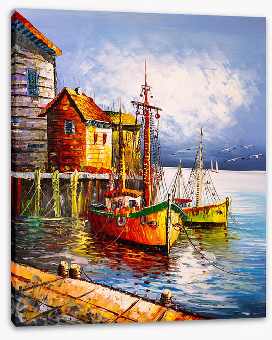 Moored at the pier