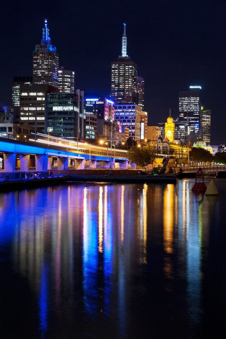 Melbourne by night