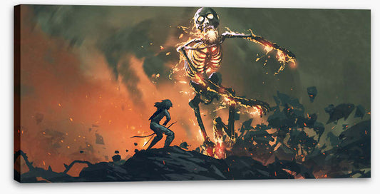 The flaming skeleton
