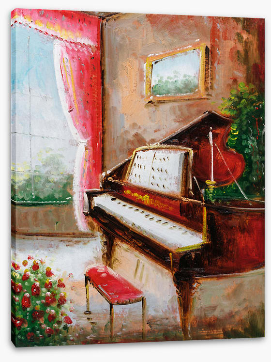 The piano room