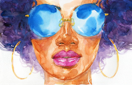 Behind the sunnies