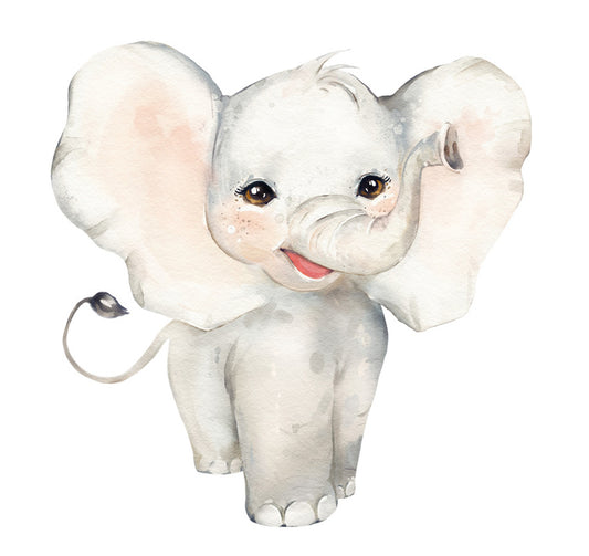 Elephant smiles