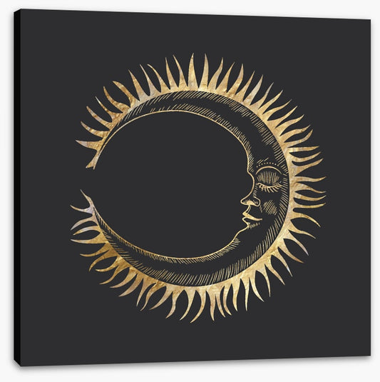 The golden moon