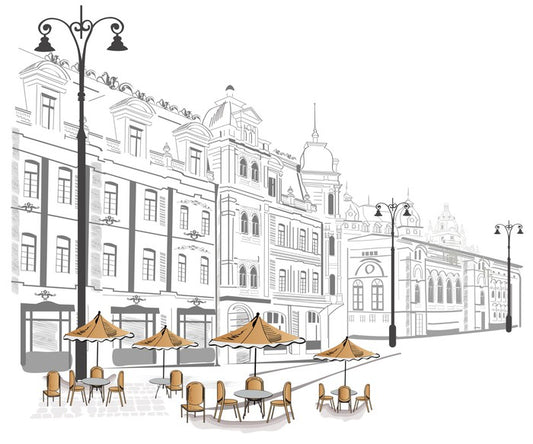 Bistro in the boulevard