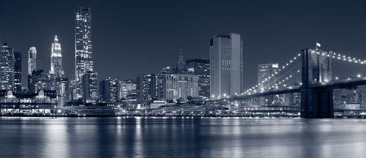 Manhattan at night, NYC