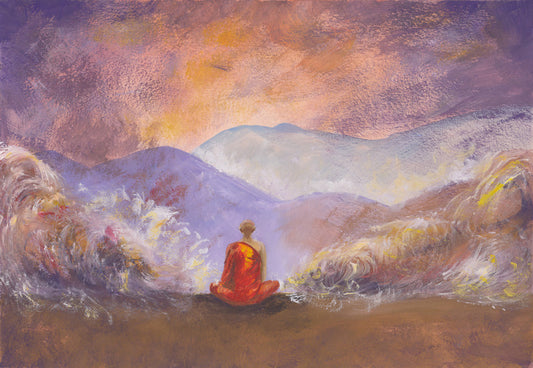 Sunrise meditation