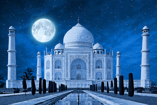 Taj Mahal moonlight