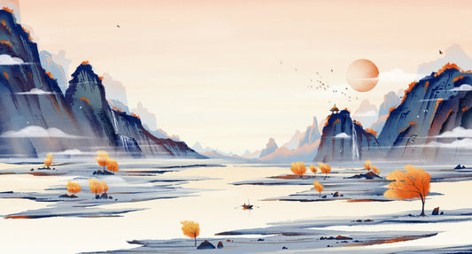 Golden maple lake