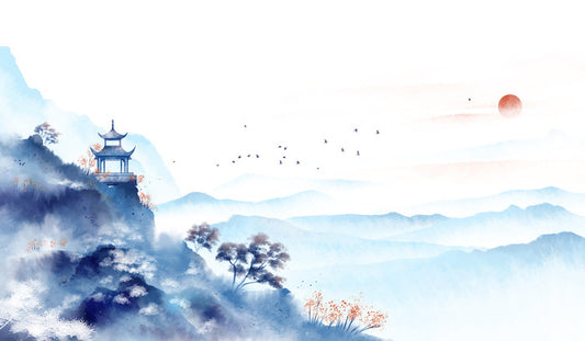 Maple mountain pagoda
