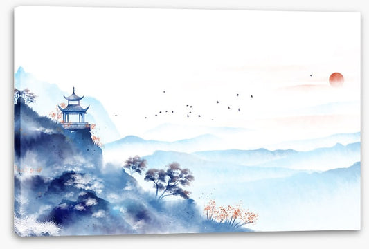 Maple mountain pagoda