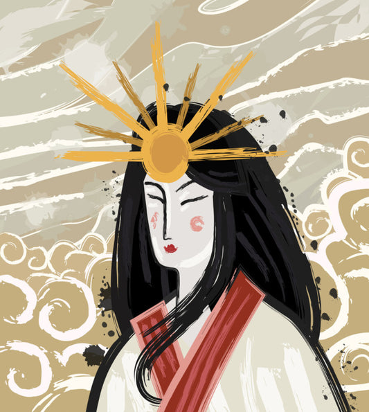 Shinto sun goddess