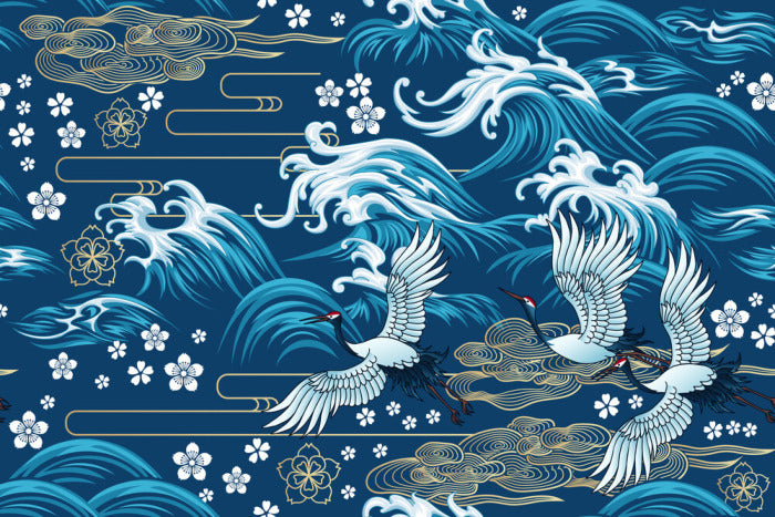 Swirling sea flight