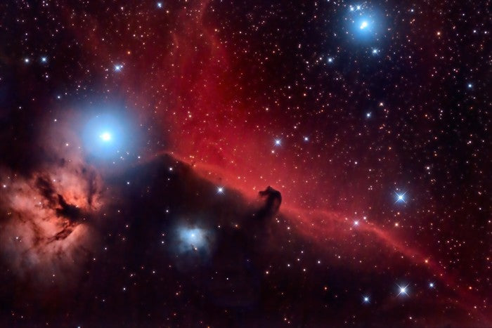 Flaming tree nebula