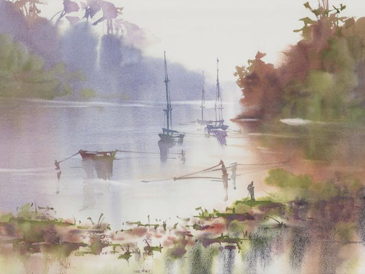 Moored in the mist