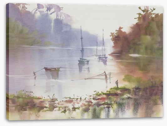 Moored in the mist