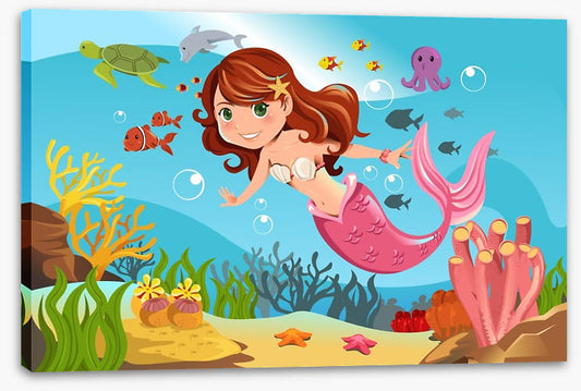 The happy mermaid