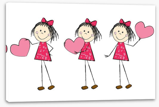 With love and hearts