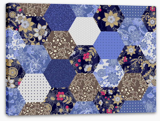 Moonlight blues patchwork